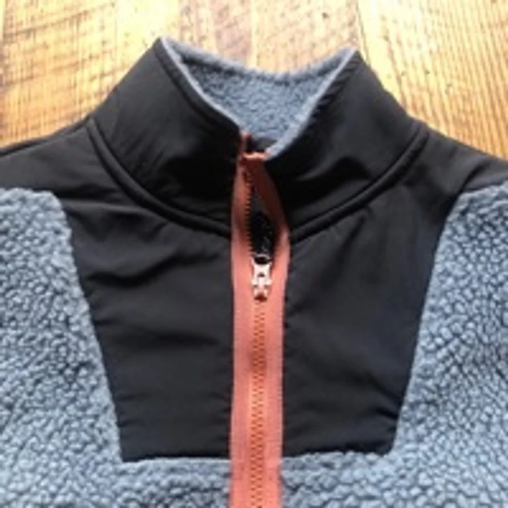 Women's Zelos Fleece Jacket Size M Gray and Black - Picture 4 of 6